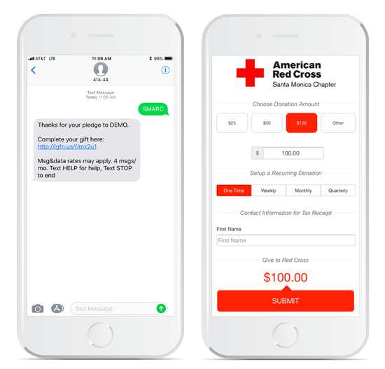 Text-to-Donate